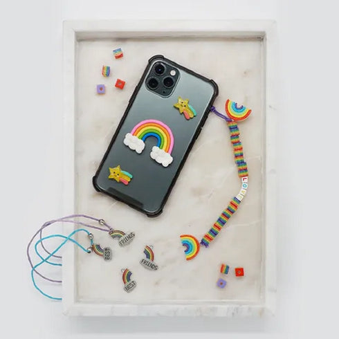 Rainbow Shape Best Friends Charms